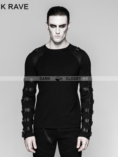 black metal long sleeve shirt