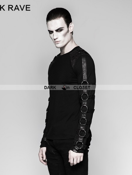 black metal long sleeve shirt