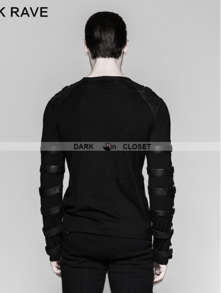 black metal long sleeve shirt