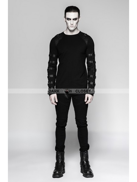 black metal long sleeve shirt