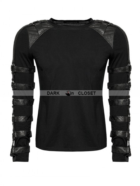 black metal long sleeve shirt