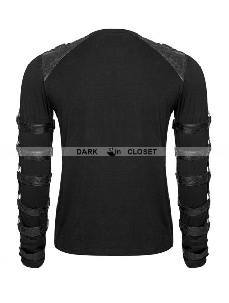 black metal long sleeve shirt