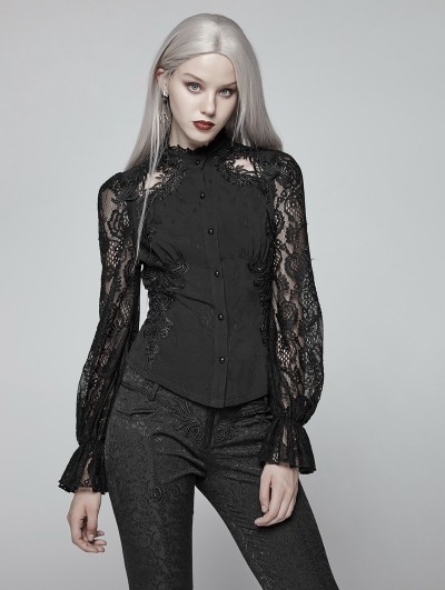 Womens Gothic Tops Womens Gothic Blouseswomens Gothic Shirts 4