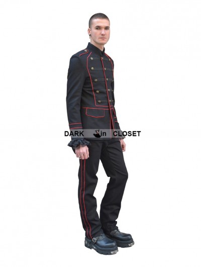 Mens red military hot sale style jacket