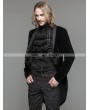 Devil Fashion Black Velvet Gothic Swallow Tail Jacket for Men