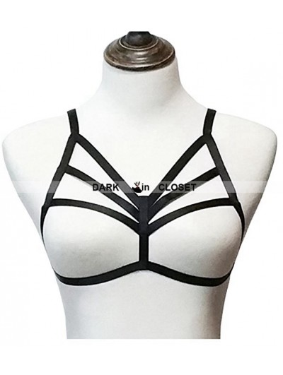 Women Harness Bra Elastic Strappy Hollow Out Body Harness Cupless Bra Crop  Top Bralette Belt Gothic Punk, Black, One Size : : Clothing, Shoes  & Accessories