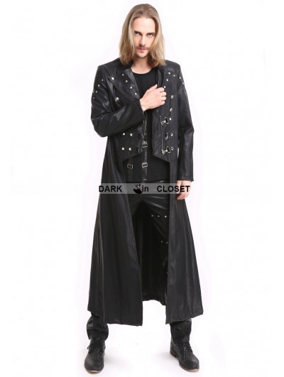 Gothic Coat Military Double Breasted Trench Coat