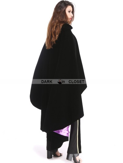 Long best sale cape hoodie