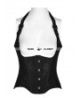 Punk Rave Black Gothic Lace Halter Underbust Corset 