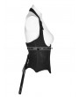 Punk Rave Black Gothic Lace Halter Underbust Corset 