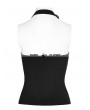 Punk Rave Black Gothic Punk Zipper Vest for Women