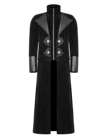 Punk Rave Black Detachable Gentleman Style Gothic Jacket for Men ...