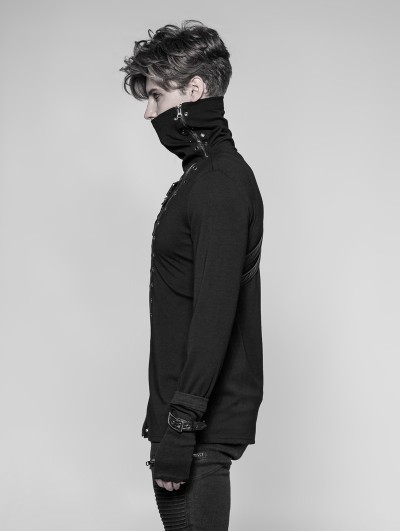 turtleneck with zipper men's