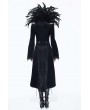 Eva Lady Black Gothic Vampire Dark Queen Coat for Women