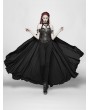 Punk Rave Women's Black Gothic Punk Cape With Chain