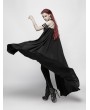 Punk Rave Women's Black Gothic Punk Cape With Chain