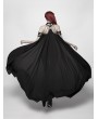 Punk Rave Women's Black Gothic Punk Cape With Chain