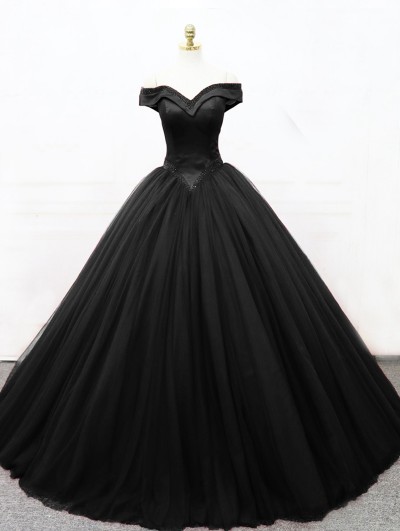 black dress princess