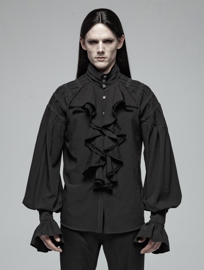 Gothic & Punk Tops | Mens Gothic & Punk Blouse,Mens Gothic & Punk ...