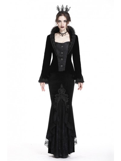 Velvet skirt outlet goth