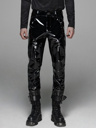 gothic leather pants