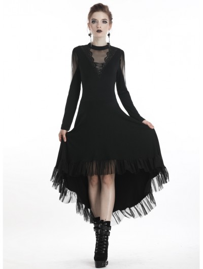 gothic high low dress