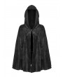 Punk Rave Fashion Street Gothic Dark Velvet Embroidered Cloak Jacket for Women