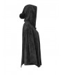 Punk Rave Fashion Street Gothic Dark Velvet Embroidered Cloak Jacket for Women