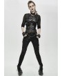 Devil Fashion Black Gothic Punk PU Leather Pocket Harness 