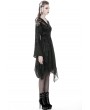 Dark in Love Black Gothic Lace Short Kimono Dress