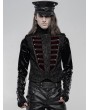 Punk Rave Black and Red Gorgeous Retro Gothic Vest for Men