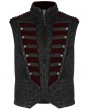 Punk Rave Black and Red Gorgeous Retro Gothic Vest for Men