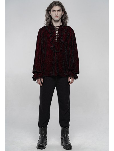 mens gothic retro shirt