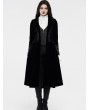 Punk Rave Black Retro Noble Gothic Vampire Coat for Women