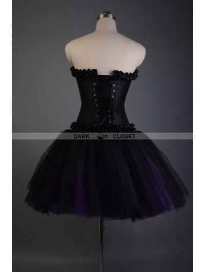 short black corset dress