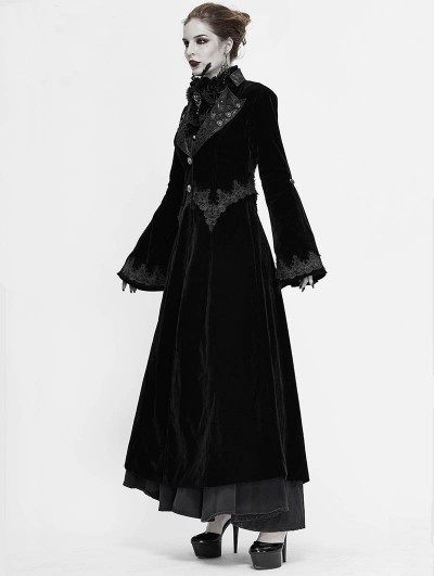 Devil Fashion Black Gothic Dark Vampire Queen Style Jacket for Women 