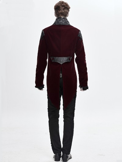 Red on sale velvet tailcoat