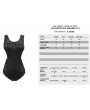 Devil Fashion Black Gothic Sexy One-Piece Swimsuit for Women