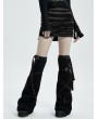 Punk Rave Black Gothic Punk Girls Leg Sleeve for Women