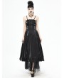 Devil Fashion Black Vintage Gothic Long Prom Party Gown