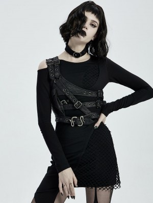 harness dress goth