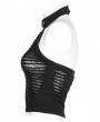 Punk Rave Black Gothic Daily Wear Spider Pattern Vest Top for Women