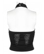 Punk Rave Black Gothic Daily Wear Spider Pattern Vest Top for Women