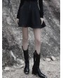 Punk Rave Black Gothic Punk Mesh Stitching Daily Wear Short Skirt