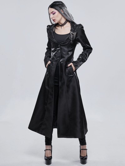 Women Victorian Style Gothic Trench Coat Women Goth Clothing