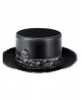 Plague Doctor Black Gothic Punk Skull Chain Unisex Magician Top Hat