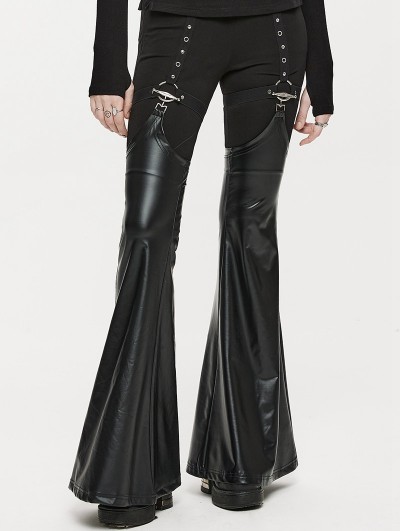 https://www.darkincloset.com/7124-45150-large/punk-rave-black-gothic-punk-detachable-lather-leg-warmers-flared-trousers-for-women.jpg