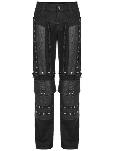Punk Rave Fashion Lady Gothic Detachable Two-Wear Pants (K-126