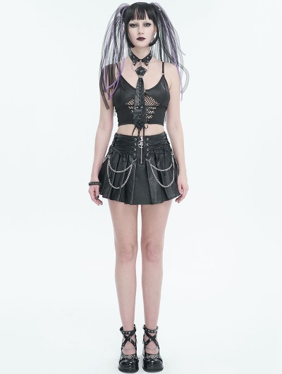 Women Fashion New Punk Goth Lady Goth Silver Spike Stud Studded