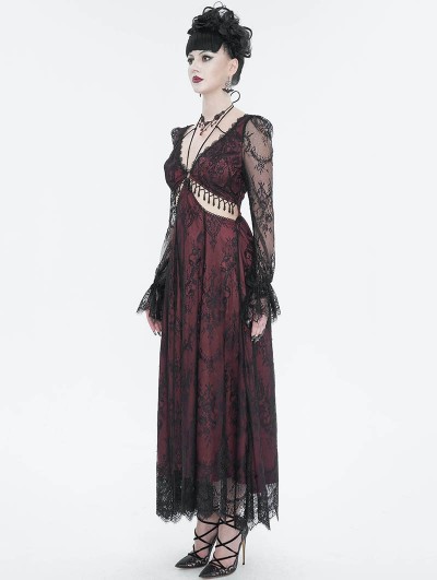 Devil Inspired Gothic Victorian Dresses